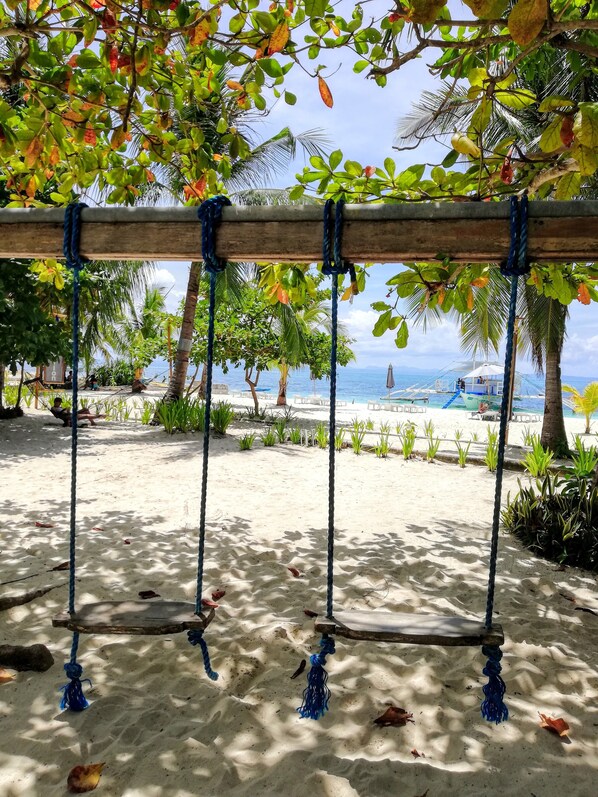 Ocean Deluxe AC | View from room - Evolution Dive and Beach Resort (Daanbantayan)