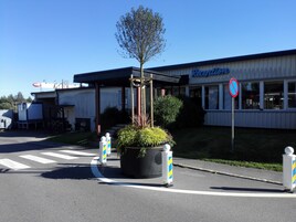 Entrada al alojamiento