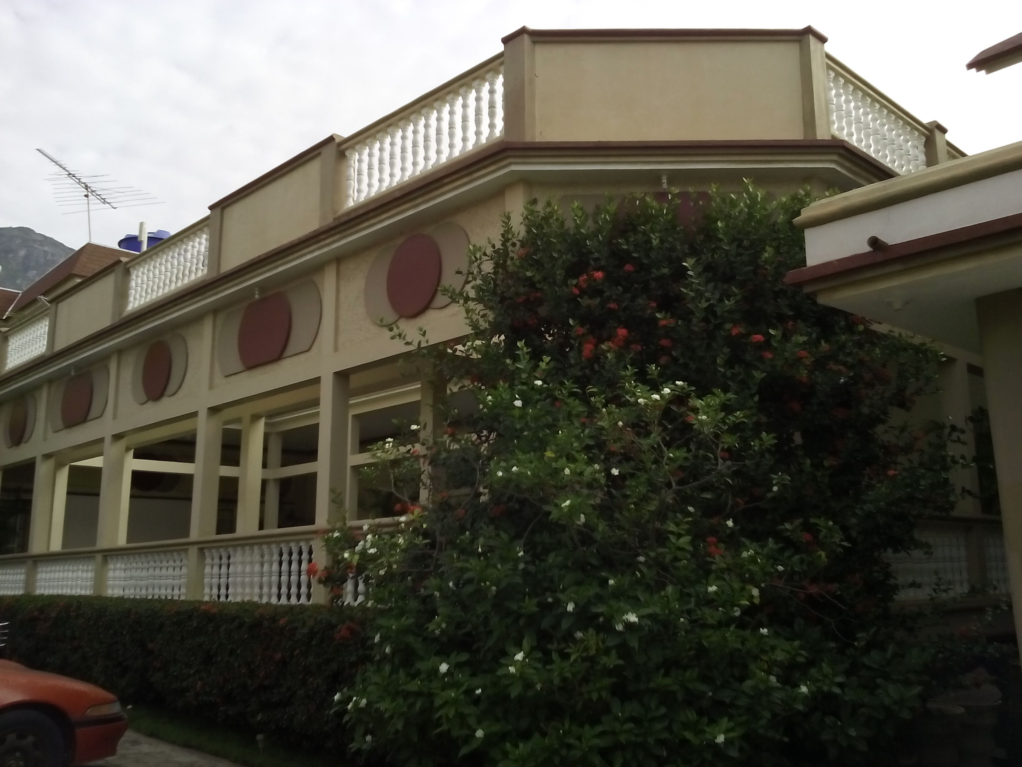 Fassade der Unterkunft