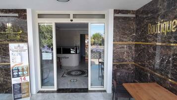 Fassade der Unterkunft