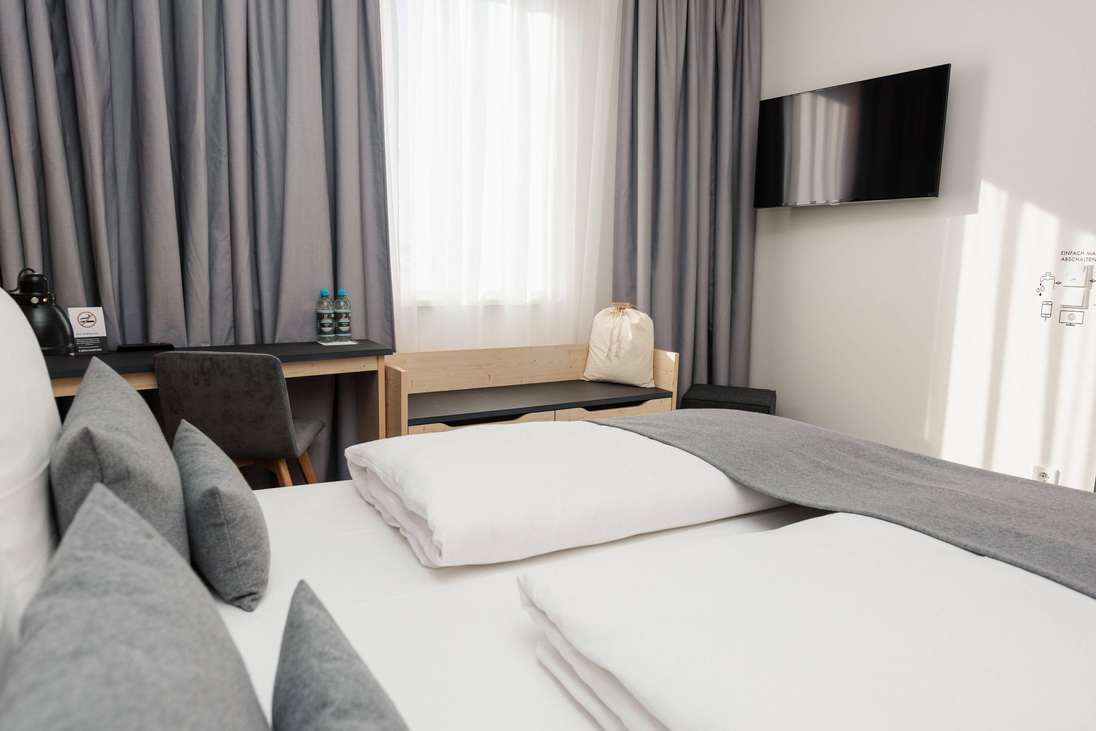 Premium bedding, in-room safe, desk, blackout drapes