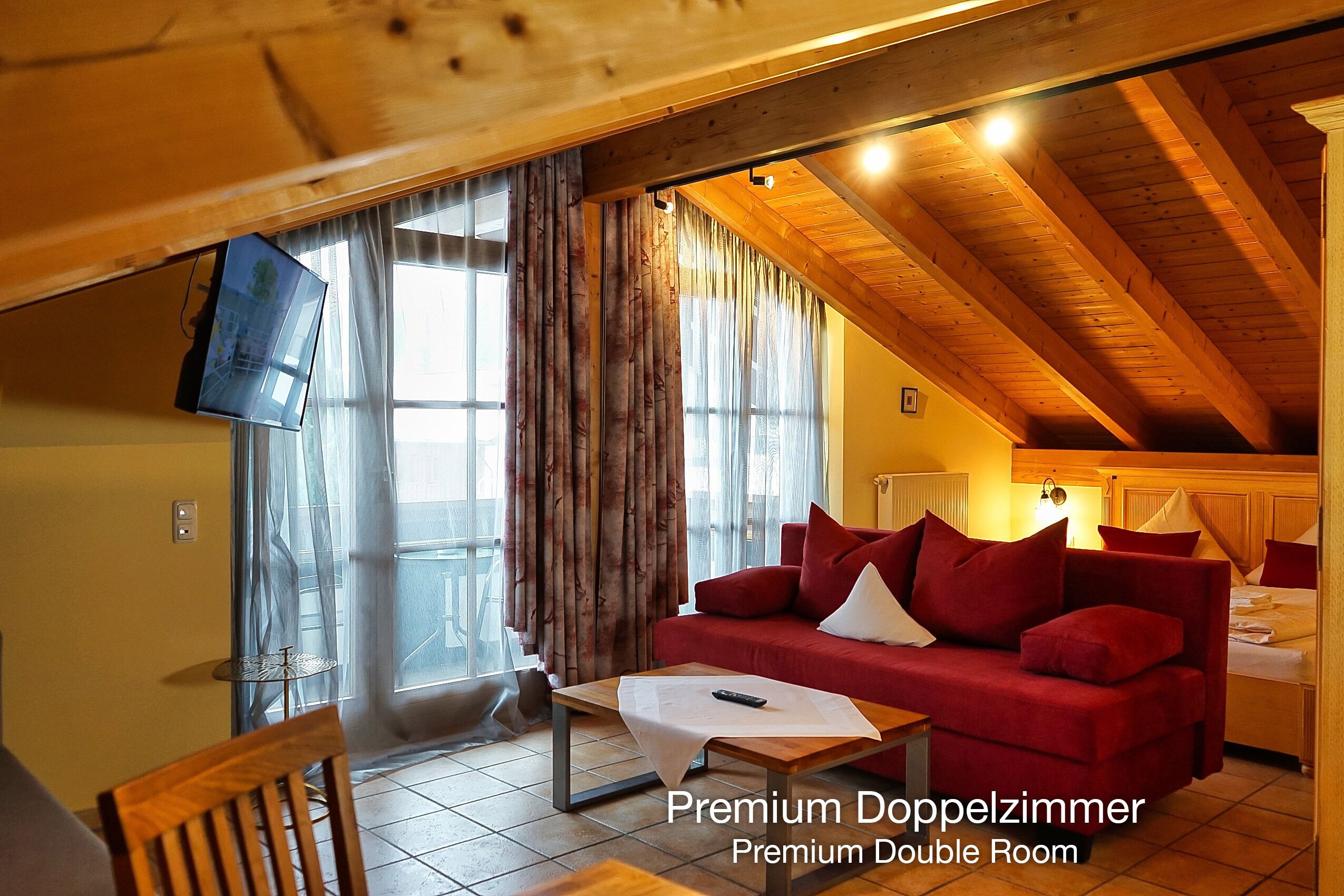 Premium studio, 1 kingsize bed met slaapbank, niet-roken, hot tub | Hypoallergeen beddengoed, een bureau, verduisterende gordijnen