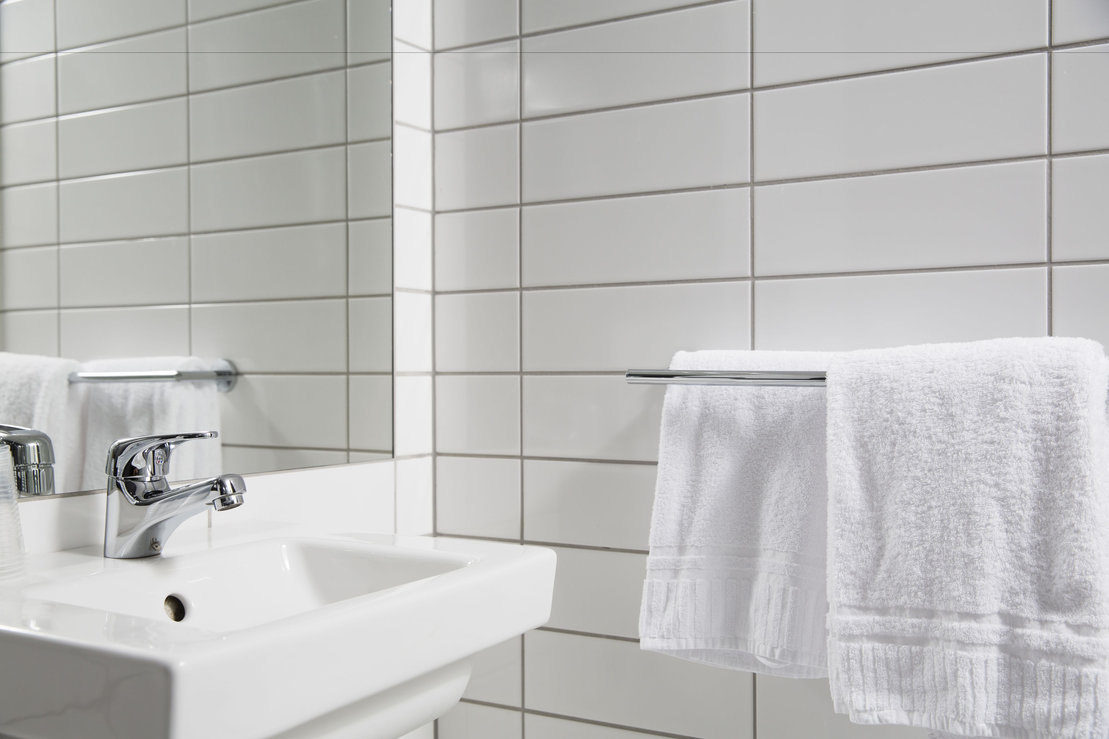 single room | bathroom | shower, hair dryer, towels