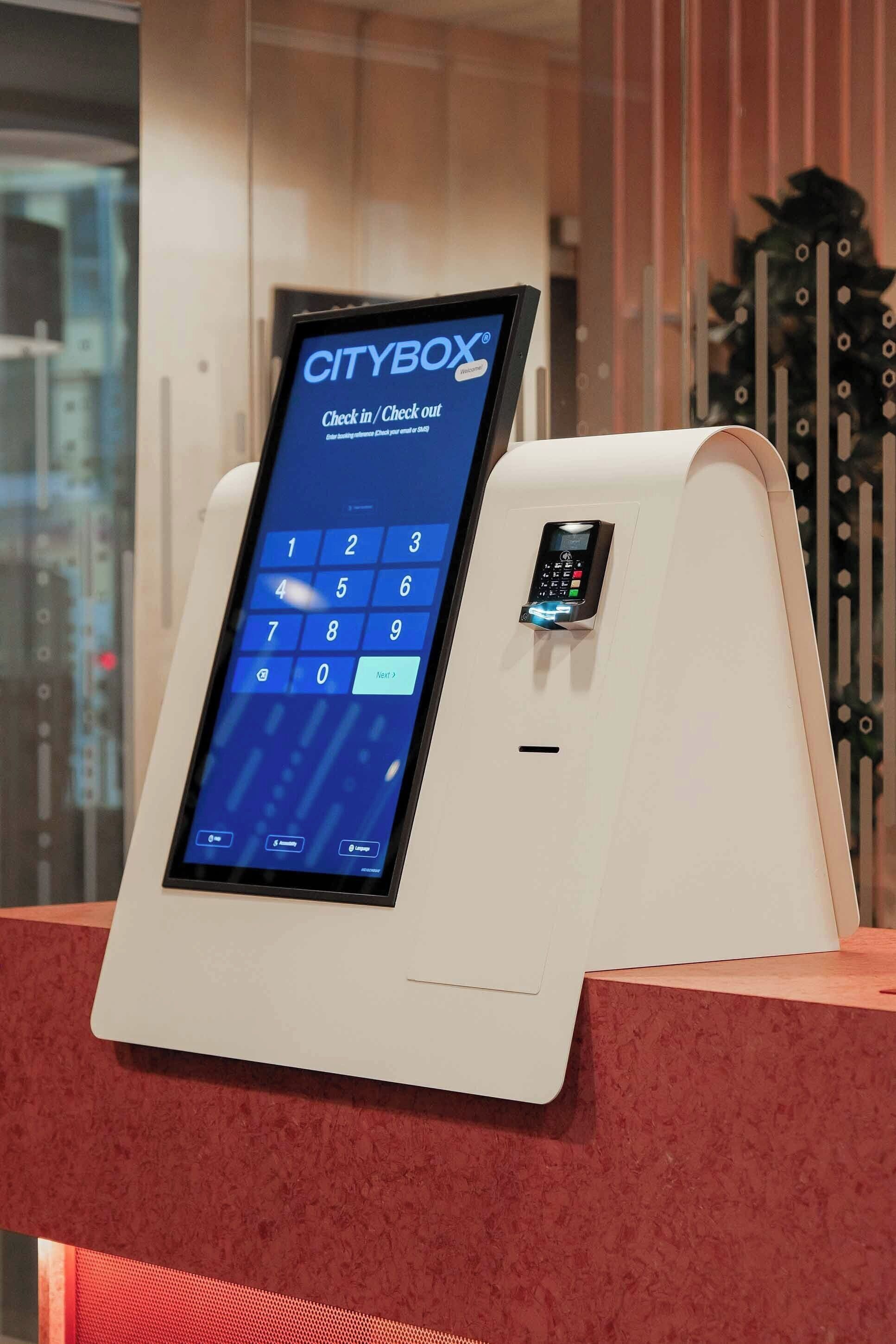 check-in/check-out kiosk