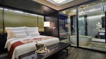 Lakens van Egyptisch katoen, luxe beddengoed, donsdekens