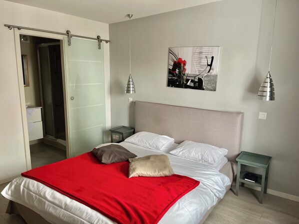 Desk, soundproofing, free WiFi, bed sheets - Relais de l'Aérodrome (Prangins)