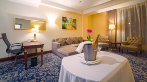 Executive Suite, 1 King Bed, Non Smoking | Room service – dining - Ramada by Wyndham Almaty (Almaty)