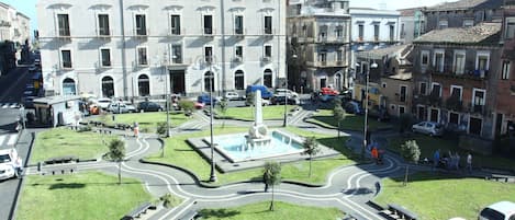 Blick von der Unterkunft