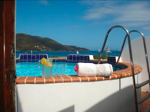 Suite, 1 Bedroom, Private Pool | Premium bedding, in-room safe, desk, iron/ironing board - Fort Burt Hotel (Road Town)