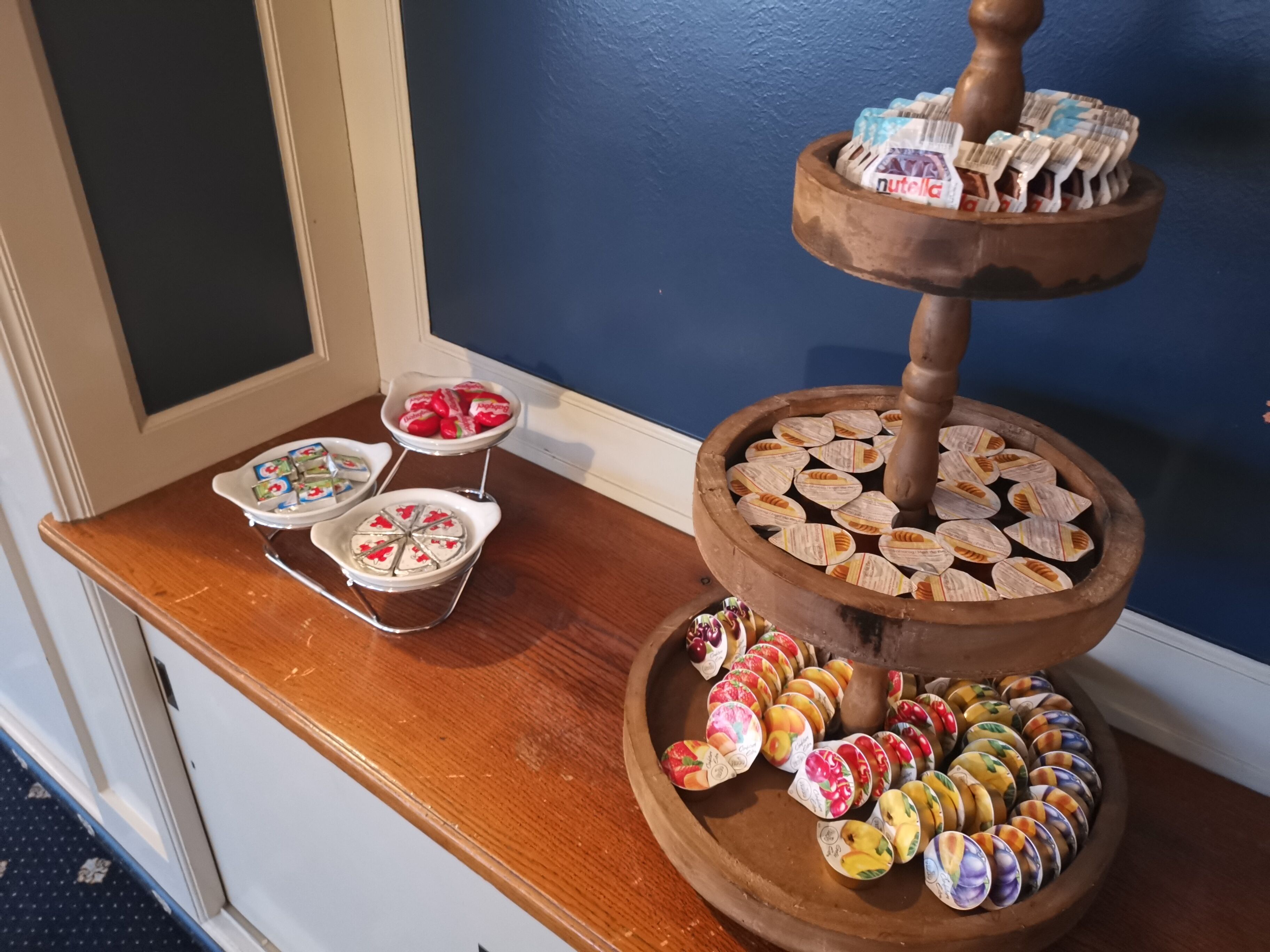 daily buffet breakfast (chf 15 per person)