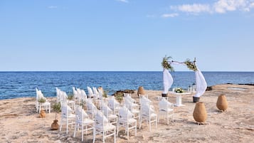 Área externa para casamento