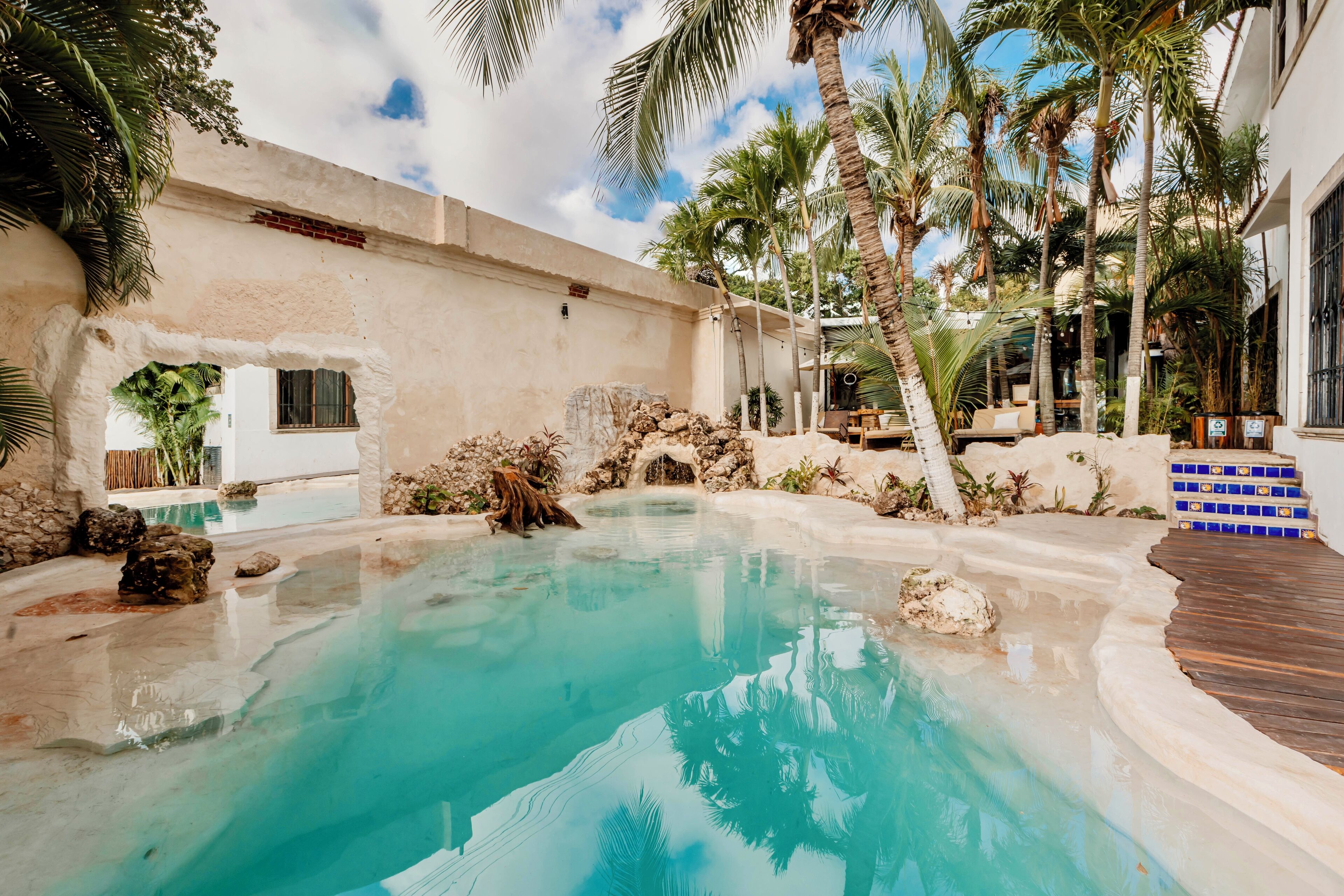 Outdoor pool, open 9:00 AM to 11:00 PM, pool umbrellas, sun loungers