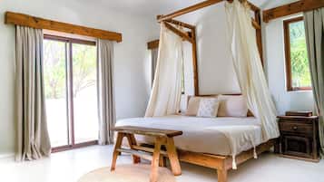 Deluxe Double Room, 1 King Bed, Poolside | In-room safe, individually furnished, blackout drapes, free WiFi