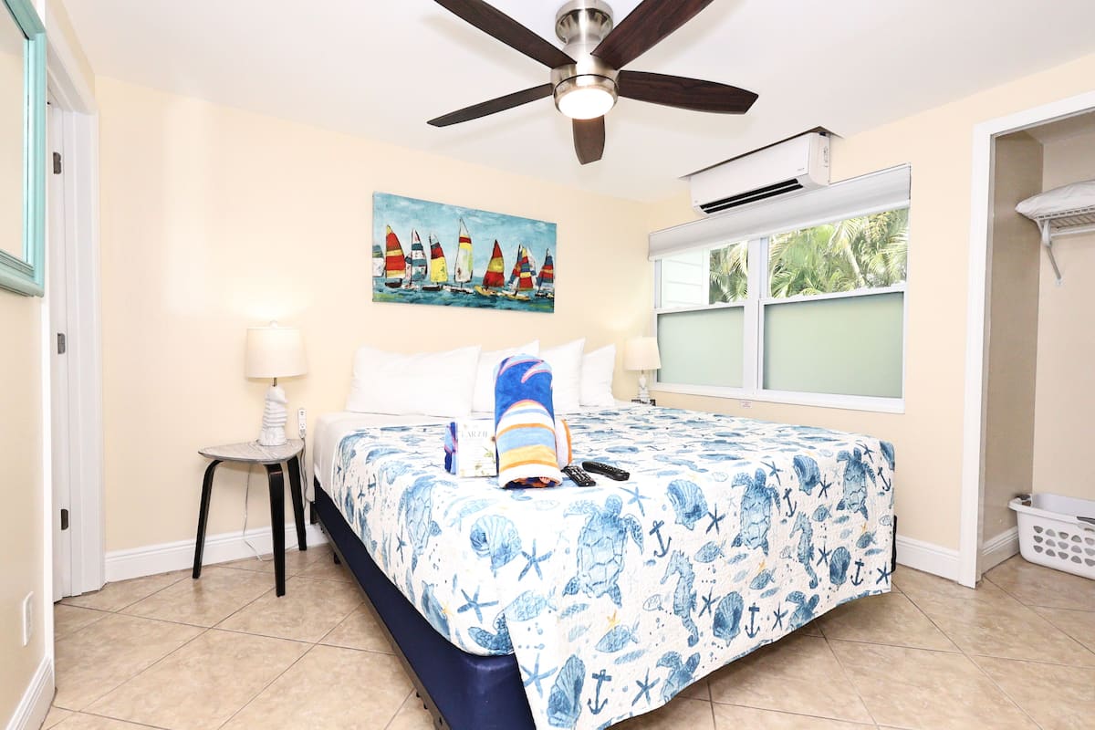 The Haven, 1 King Bedroom 1 Bath | Premium bedding, memory foam beds, individually decorated