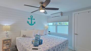 The Haven, 1 King Bedroom 1 Bath | Premium bedding, memory foam beds, individually decorated