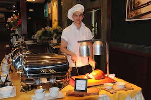Daily buffet breakfast (USD 14.95 per person)