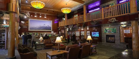 Sitteområde i lobbyen