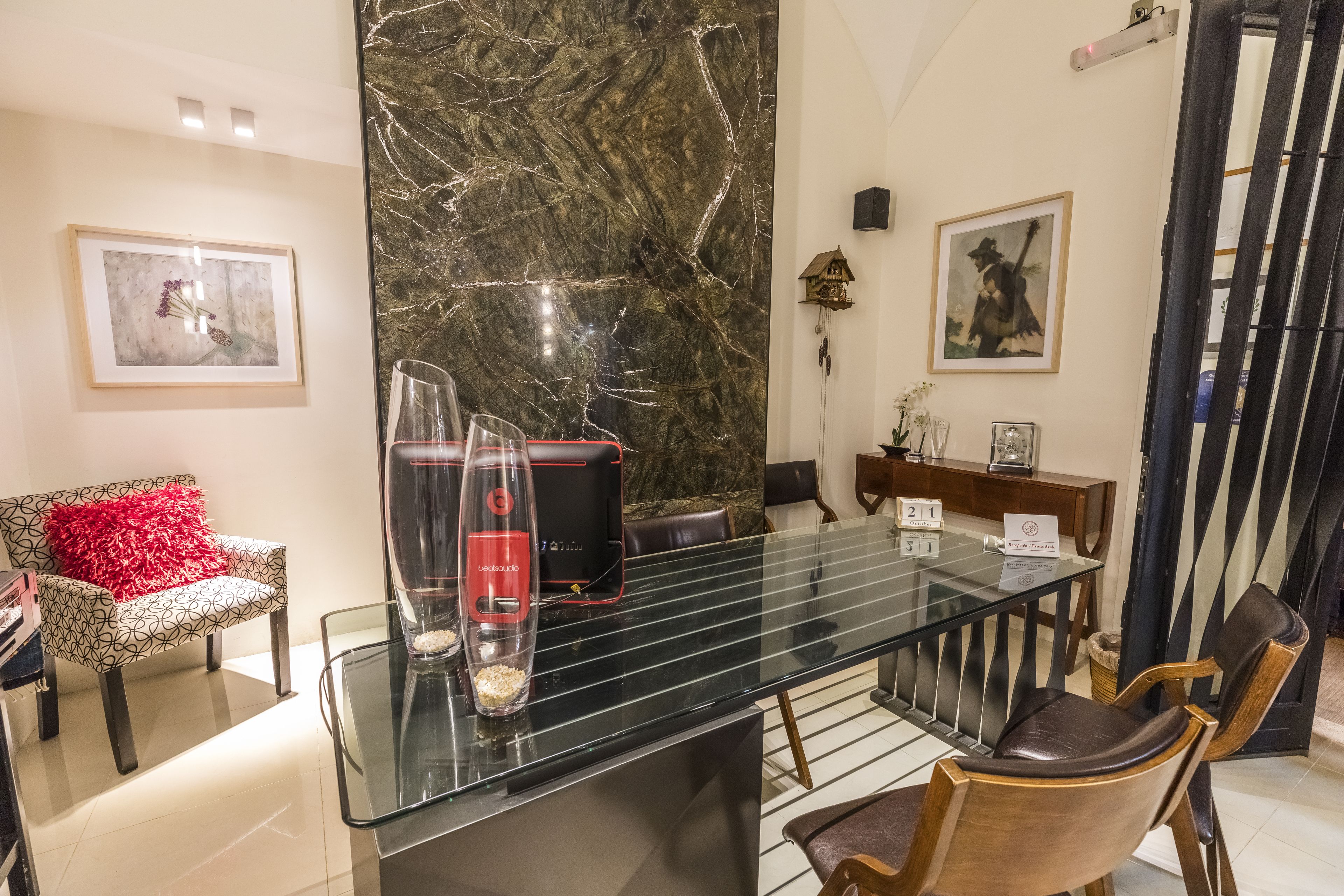 check-in/check-out kiosk