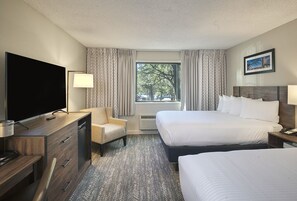 Room, 2 Queen Beds (East, Sorry No Pets) | In-room safe, bed sheets