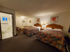 Queen Room with Two Queen Beds | Individually decorated, individually furnished, desk, iron/ironing board - Red Roof Motor Inn (Hope)