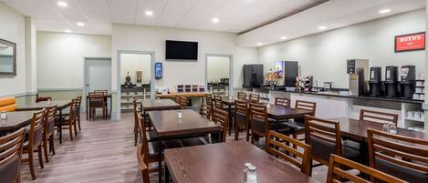 Free daily on-the-go breakfast