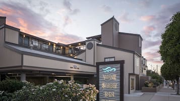 Front of property – evening/night