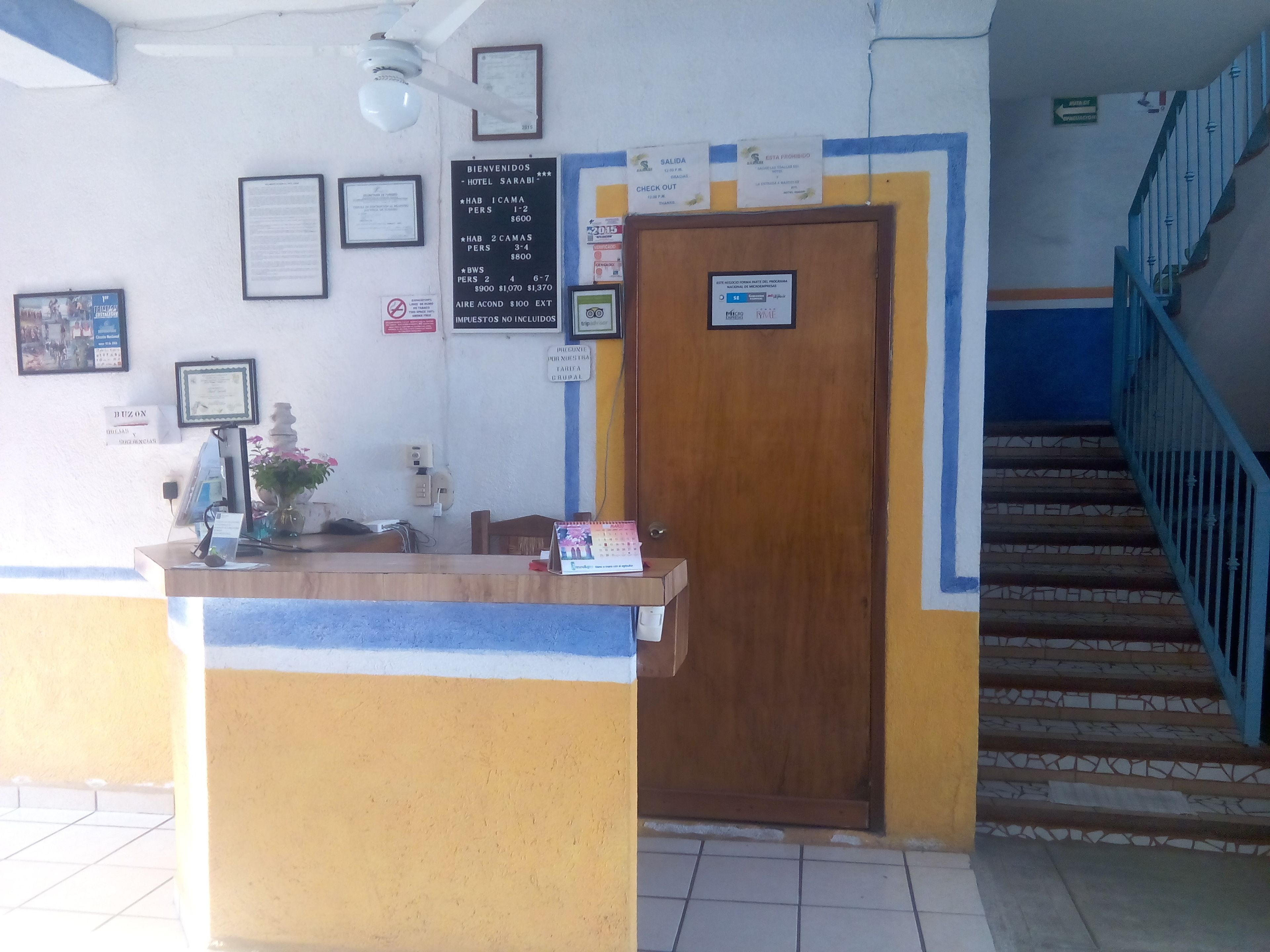 check-in/check-out kiosk