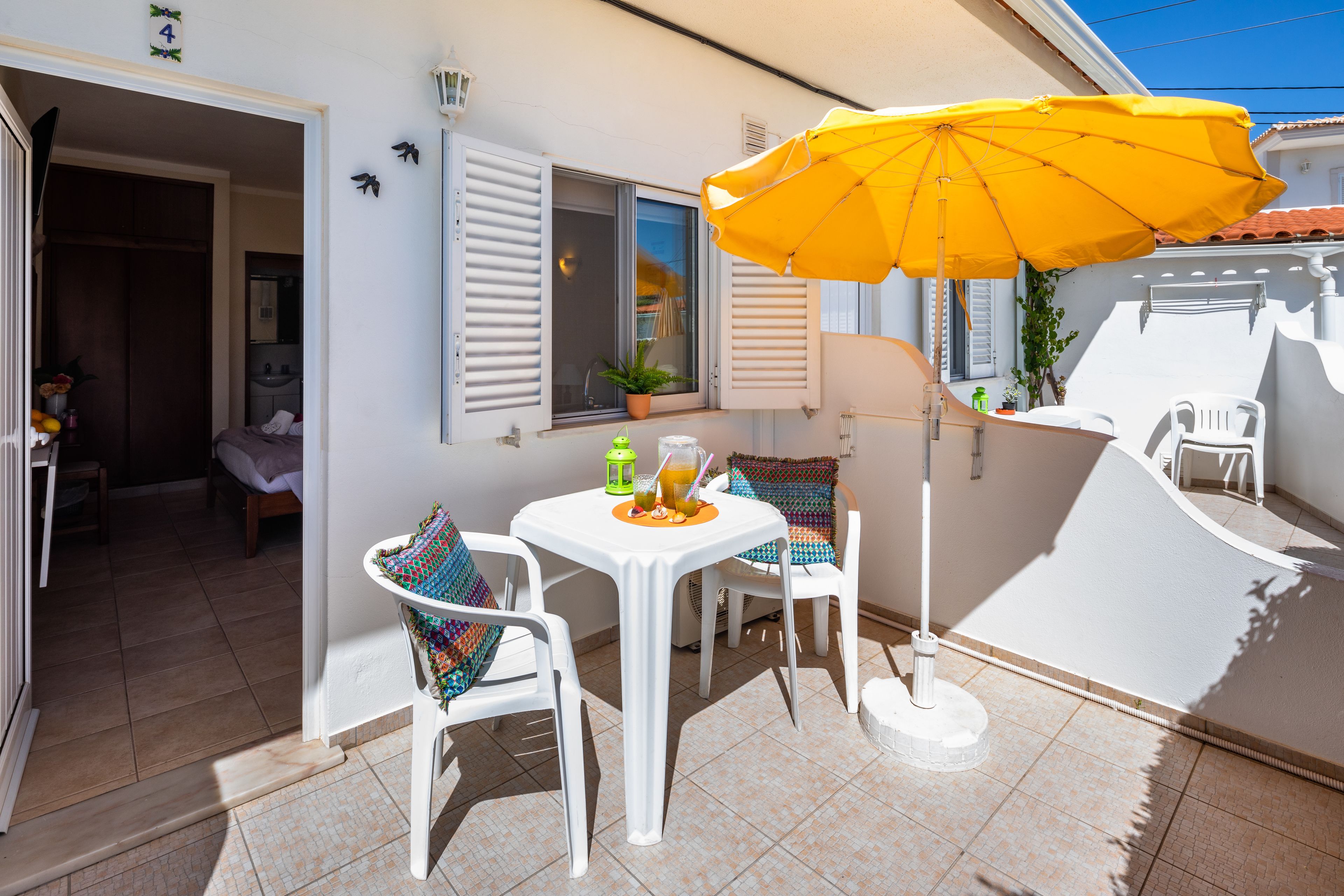 Standard Studio, Balcony, Ground Floor | Courtyard view