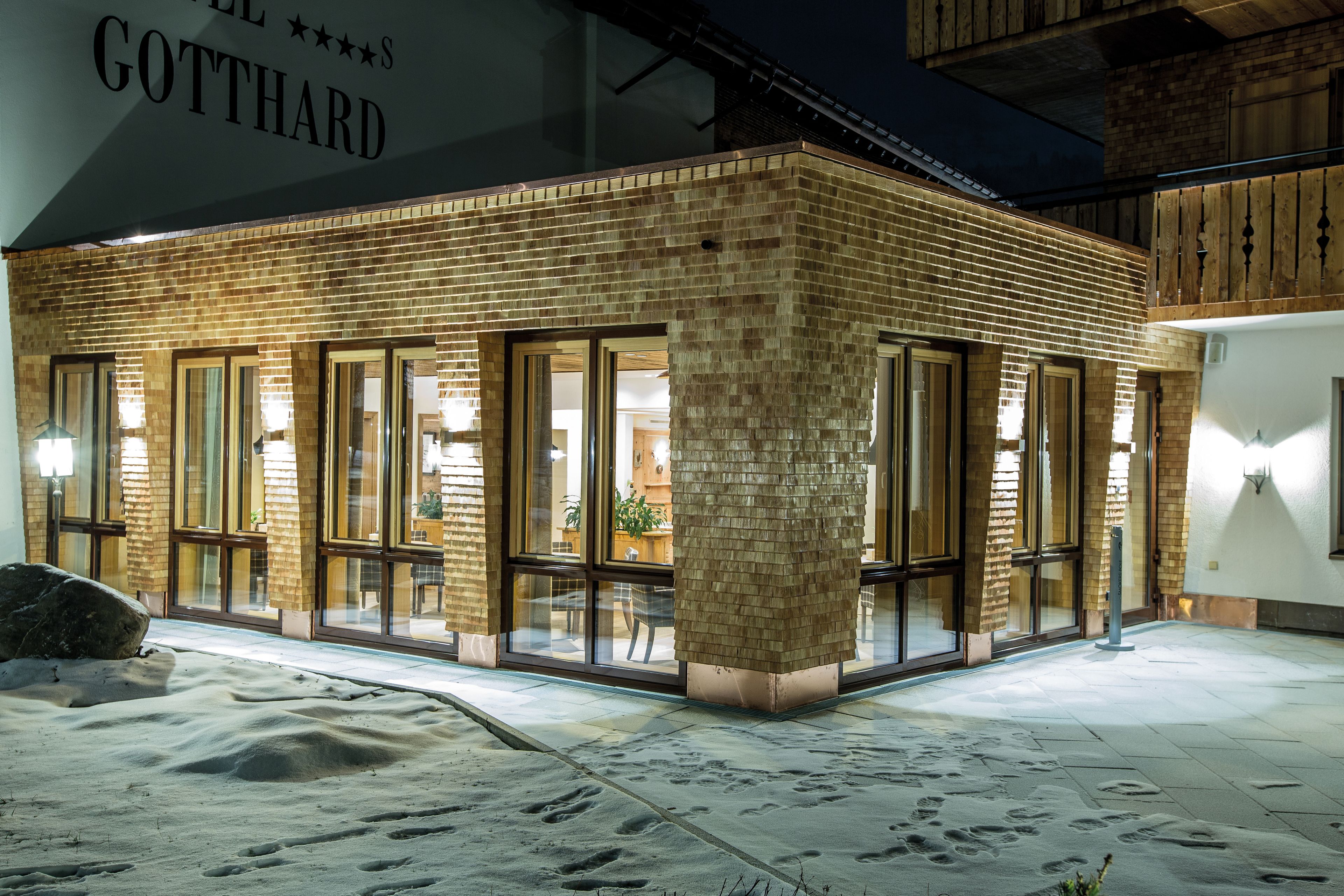 front of property – evening/night