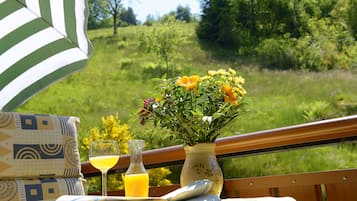 Blick von der Unterkunft