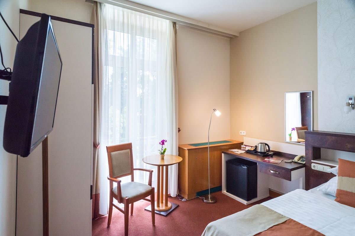 Phòng đơn phong cách cổ điển | 1 phòng ngủ, minibar, két bảo mật tại phòng, bàn