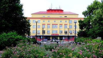 Overnatningsstedets facade