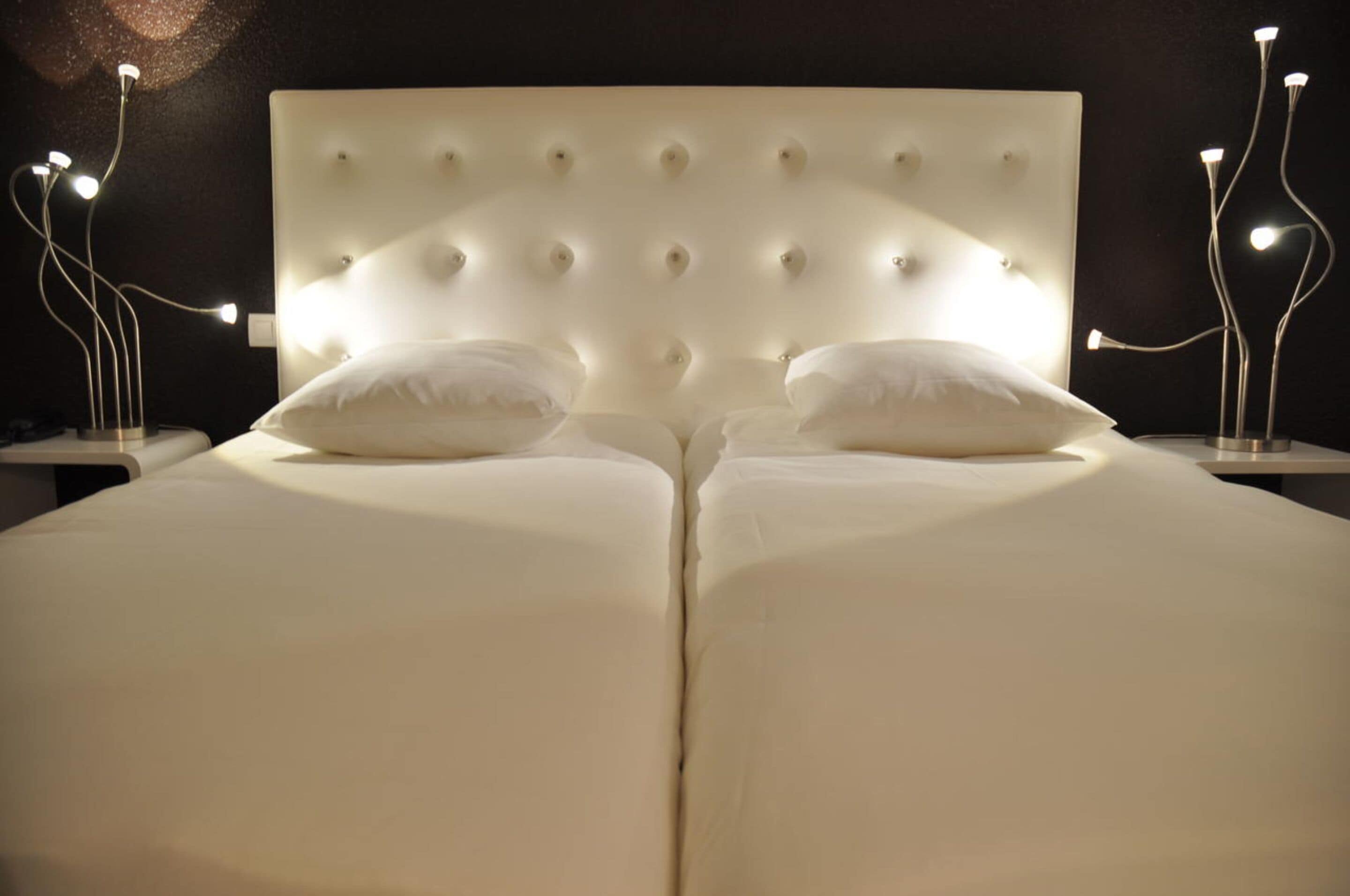 twin room | desk, blackout curtains, soundproofing, iron/ironing board