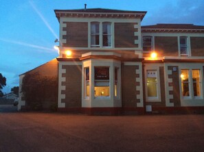 Front of property – evening/night