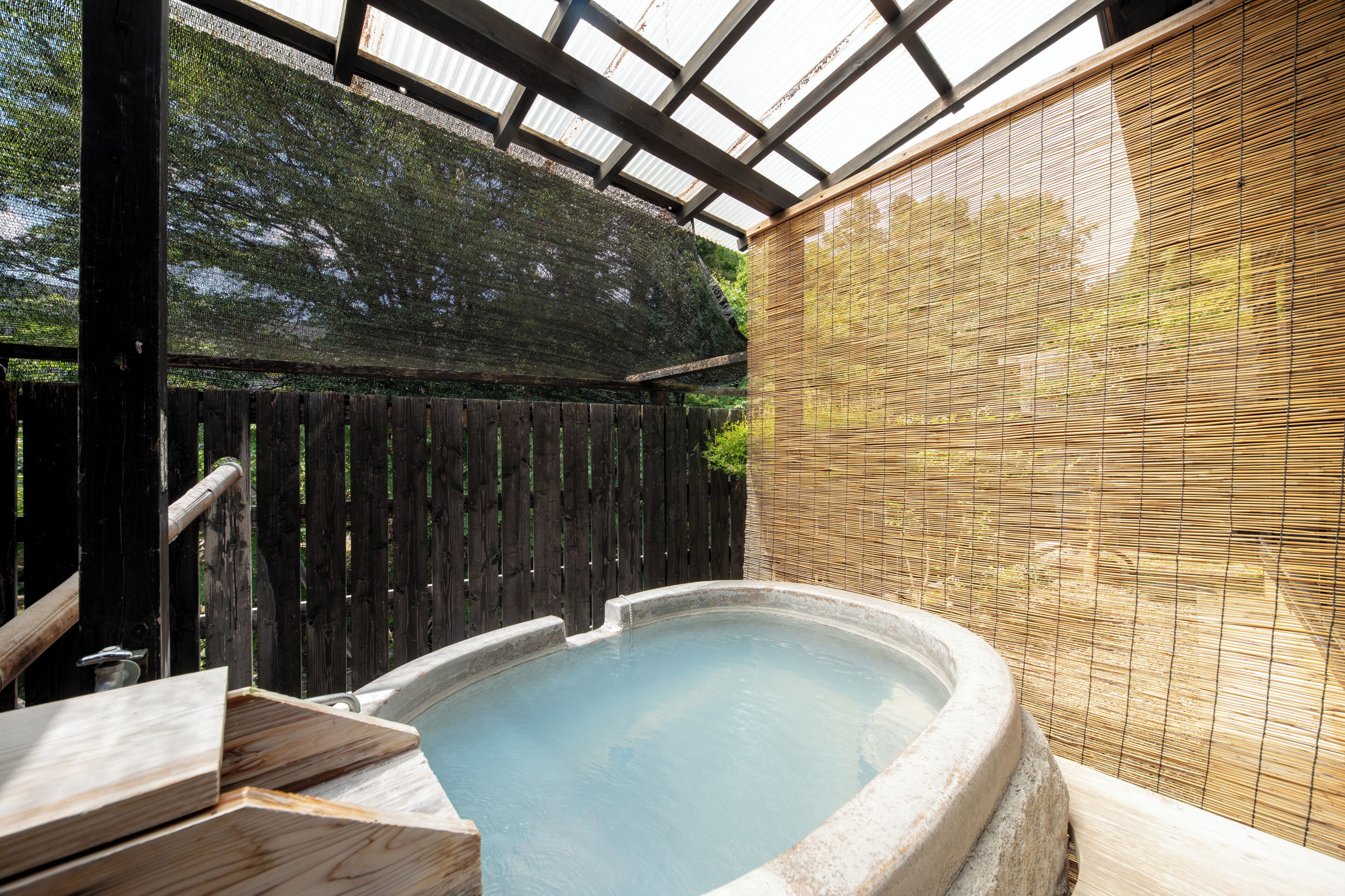 Deluxe Japanese Style House - Annex, Open Air Bath | Bathroom | Free toiletries, hair dryer, bidet, towels
