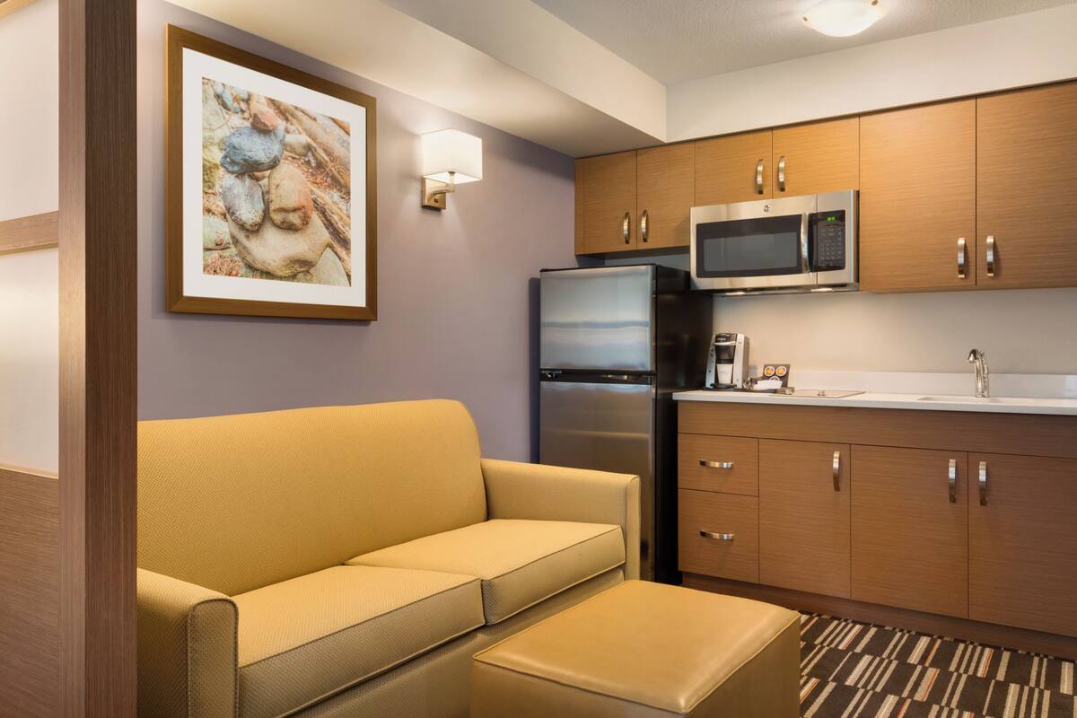 studio suite, 1 queen bed, non smoking | microwave