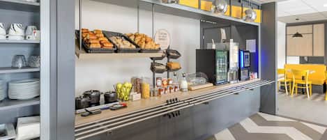 Daily buffet breakfast for a fee