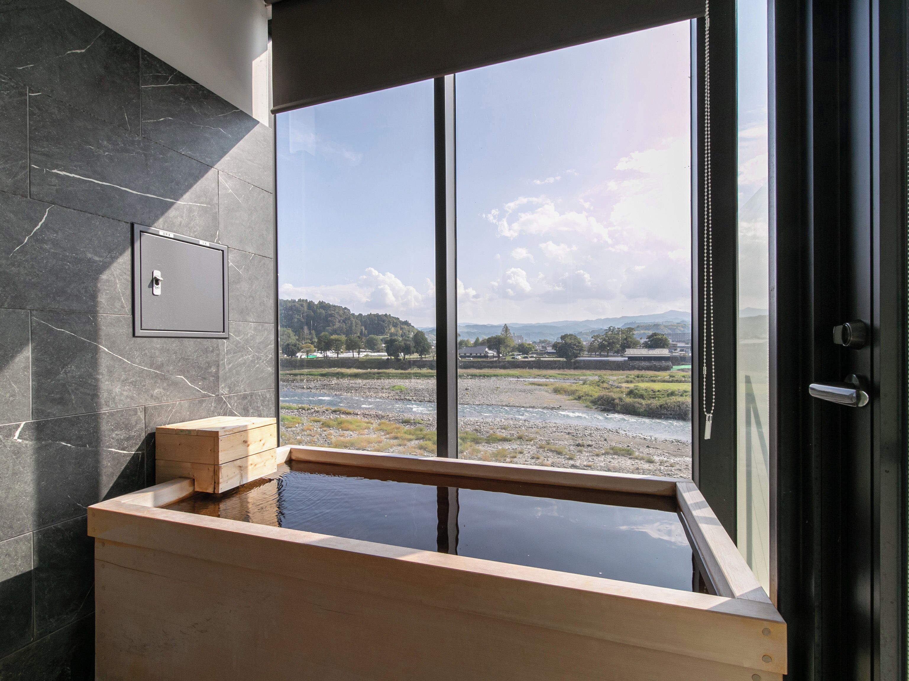 Semi-suite with indoor hot spring bath KAWASEMI, Non Smoking | Desk, blackout drapes, free WiFi, bed sheets