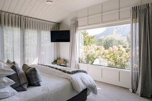 River Lodge, 2 Bedrooms | 1 Schlafzimmer, Bettwäsche aus ägyptischer Baumwolle