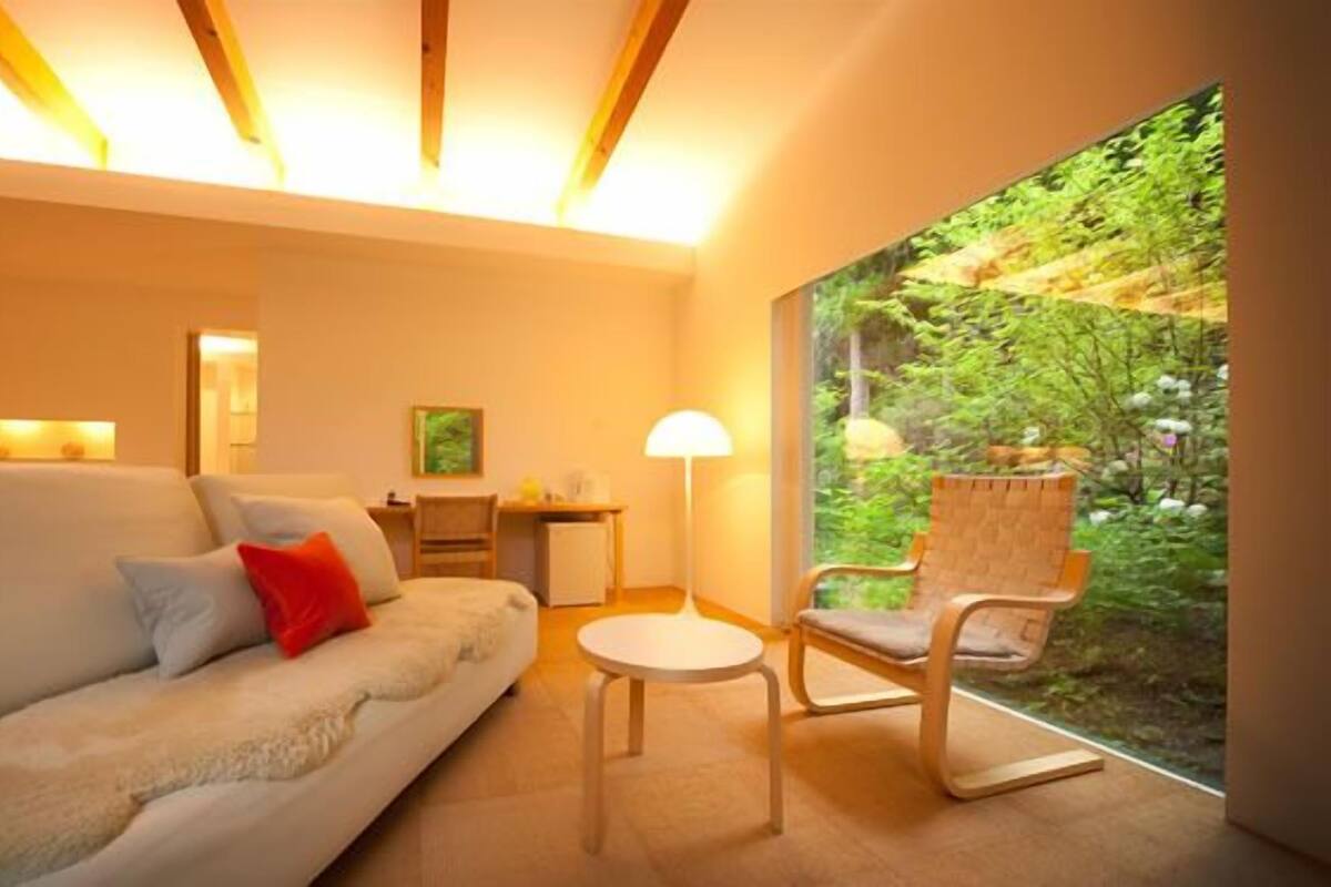 雙床房, 非吸煙房 (Private Cabin, with Outbath) | 客廳 | LCD 電視、遊戲機、DVD 播放機