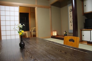 In-room safe, desk
