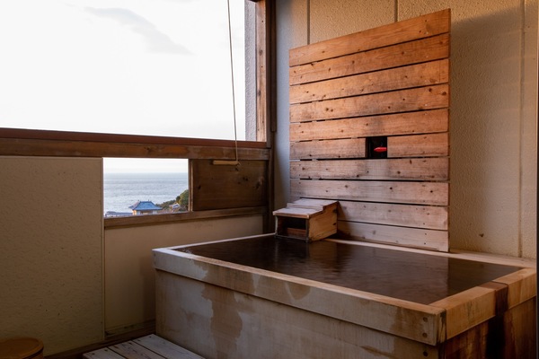 Japanese Style Room, Ocean View, with Private Open-air Bath | Bathroom | Combined shower/bathtub, free toiletries, hair dryer, slippers