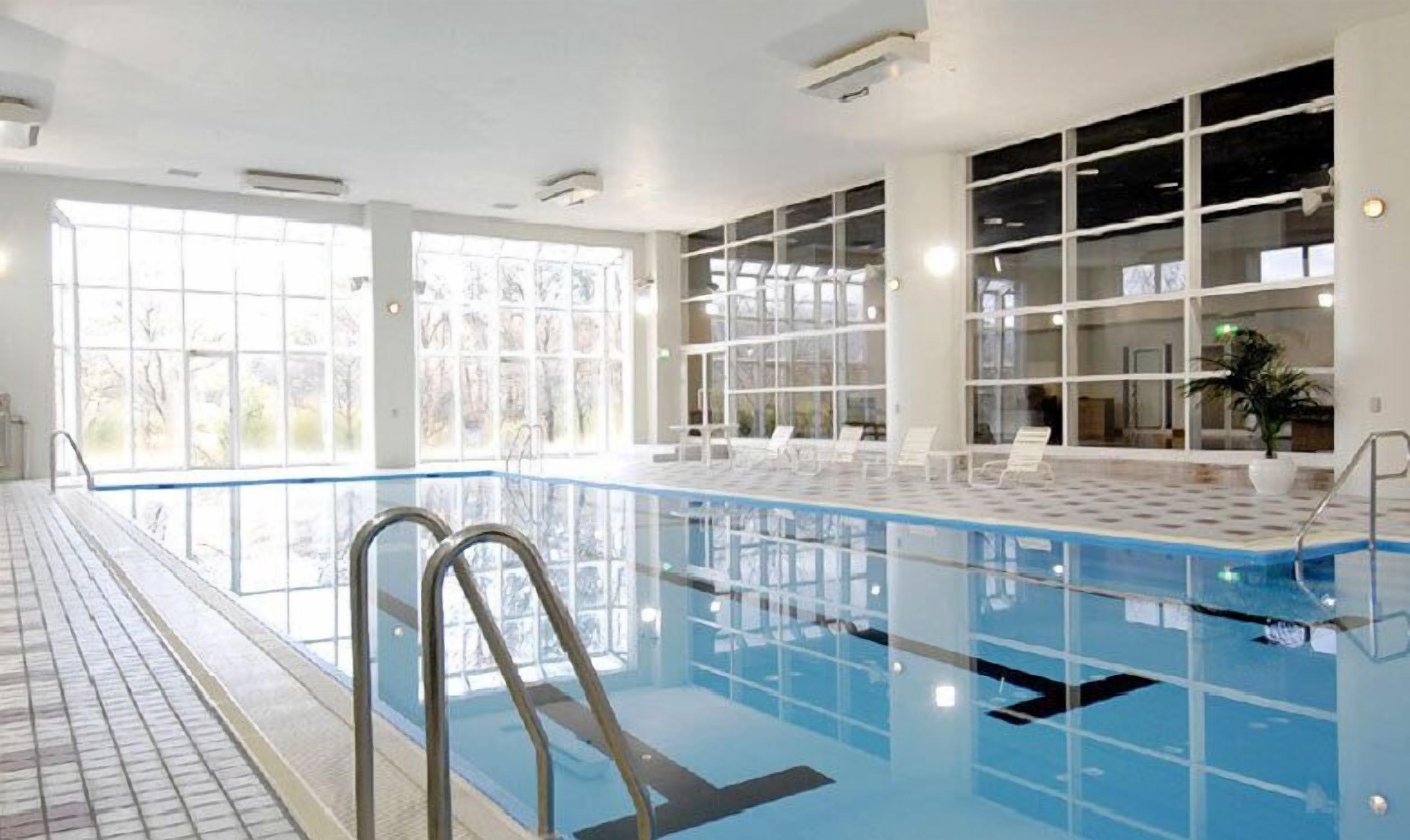 Indoor pool, outdoor pool