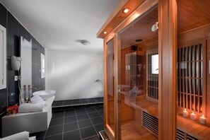 Sauna, manicures and pedicures