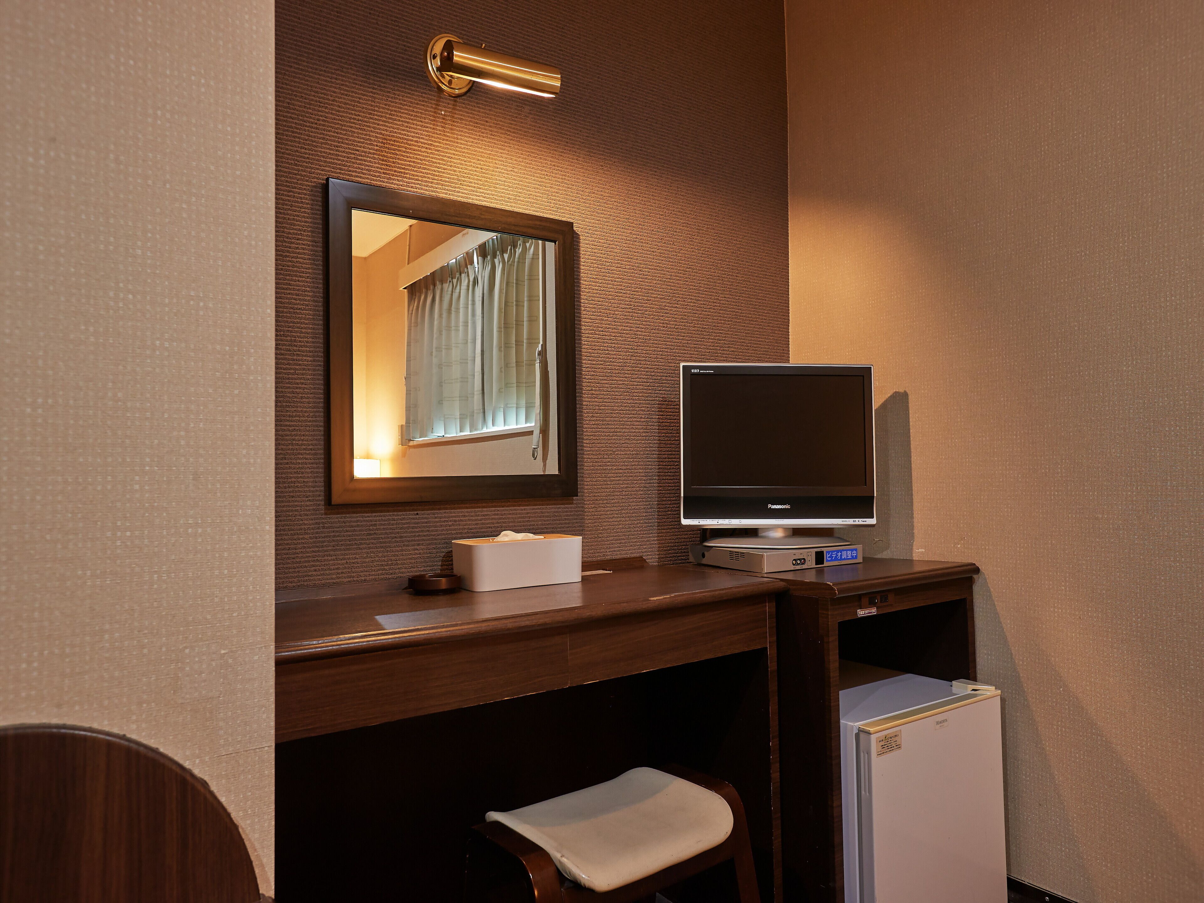 1 bedroom, desk, blackout curtains, iron/ironing board