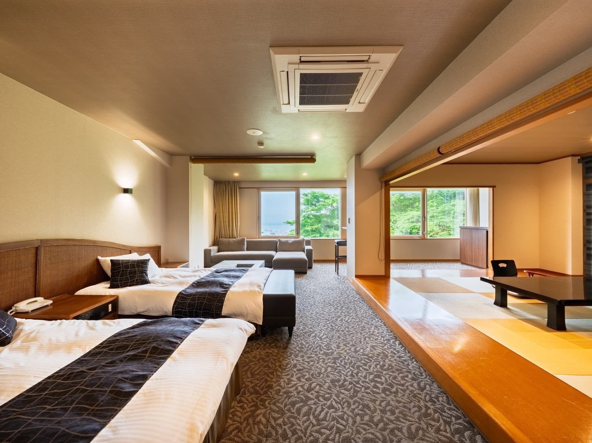 premium room japanese western style, non smoking | 1 bedroom, in-room safe, desk, free wifi