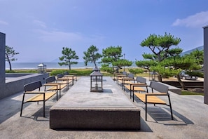 Outdoor dining - Ryokan Uohan (Karatsu)
