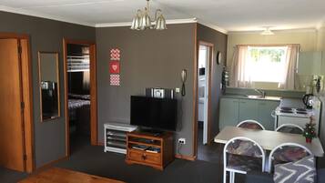 40-inch TV with satellite channels