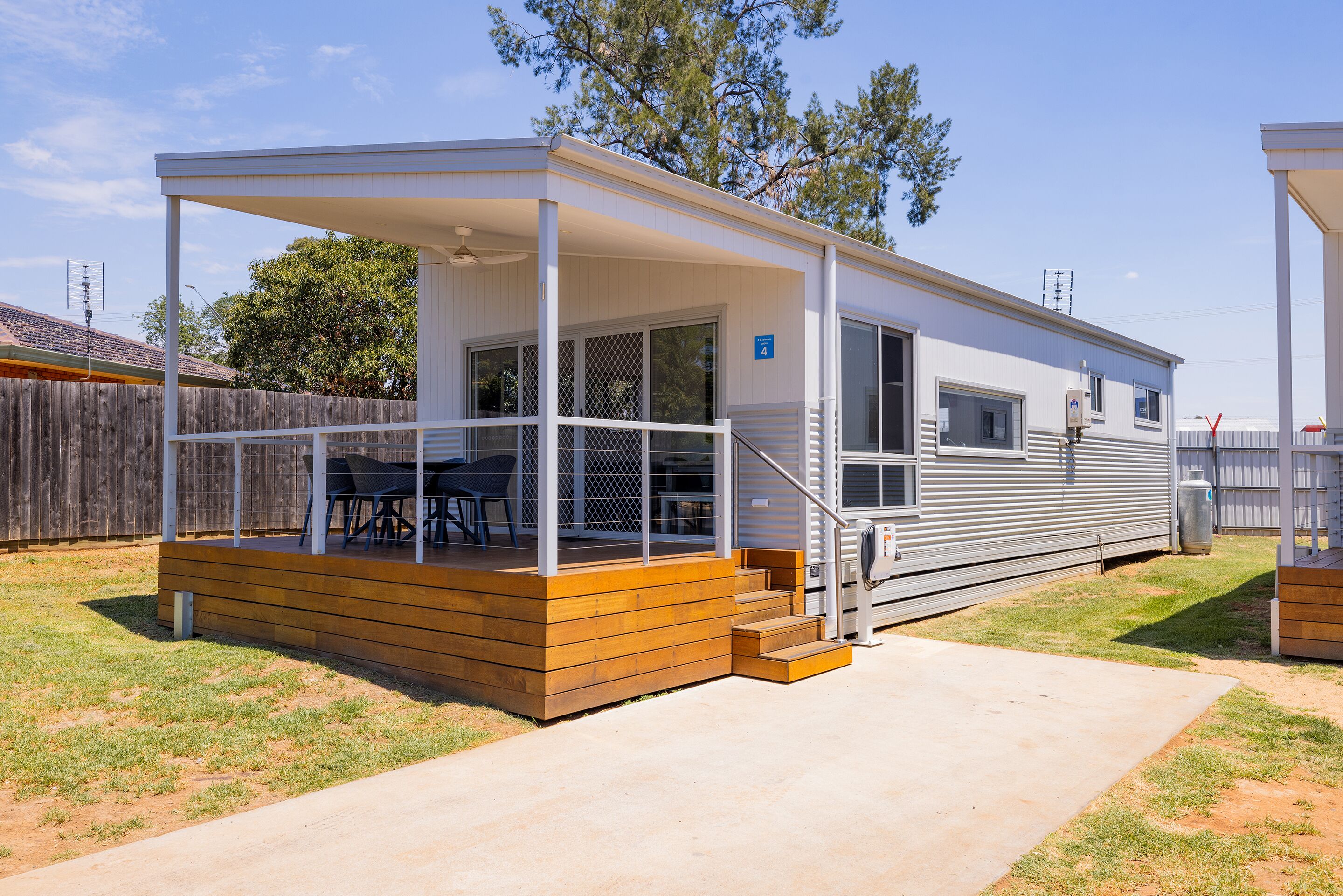 ファミリー ルーム (3 Bedroom Cabin) | テラス / パティオ