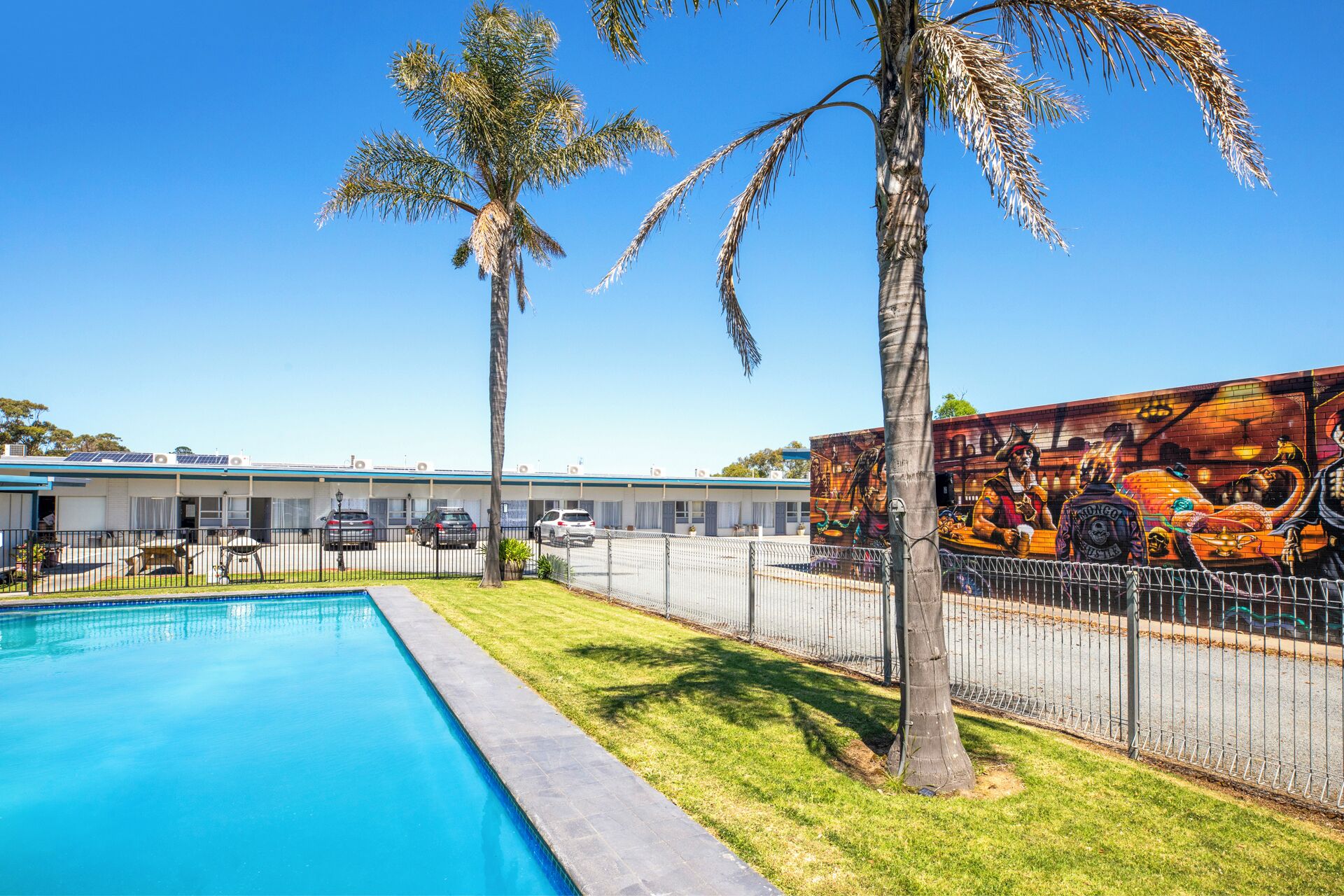 Alberca al aire libre 